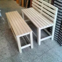 نیمکت چوبی همه مدل همه سایز صنایع دستی