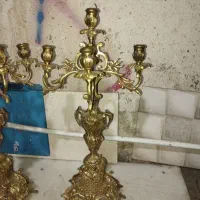 شمعدانی برنجی عتیقه