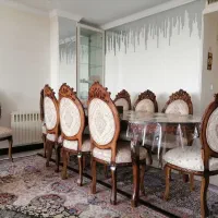 مبلمان سلطنتی و میز ناهارخوری
