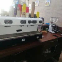 دستگاه قهوه ساز صنعتی ایتالیایی با تمام وسایل کافه