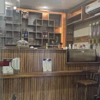 کانتر، ویترین و بوفه کافه در حد نو