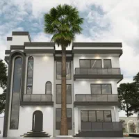 طراحی نقشه کشی اتوکد معماری ویلا سازه ازبیلت محوطه