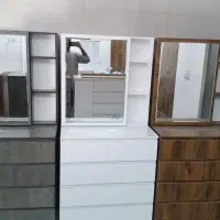 دراور آینه ریلی .میز آرایشی