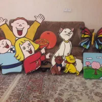 تعدادی تزئینات کودکستان بصورت جمعی بفروش میرسد