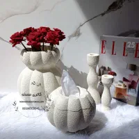 دکوری سنگی تزیینی جا شمعی گلدون جا دستمالی خاص