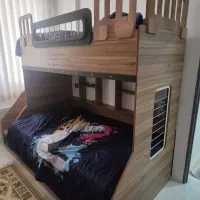 تخت دوطبقه نوجوان تمام mdf