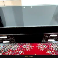 میز تلویزیون شیشه سکوریت تورک