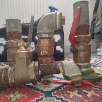 شیرگازی وفلکه‌2اینچ شیربرقی آمریکایی گیج روغنی