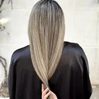 رنگ مو از۷۰۰ هایلایت دکلره مش کلاهی از۱۸۰۰