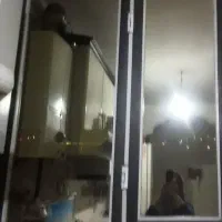 دو عدد پنجره آلمینیومی سالم