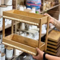 استند چوبی ظرف تنقلات خوری