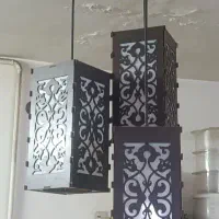 لوستر چوبی