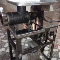 چرخ گوشت ۳۲ دهنه متحرک تسمه ای بادینام دو اسب بخار