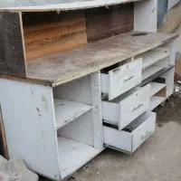 میز کار چوبی 3کشو