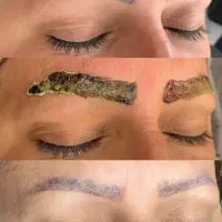 ریموو ابرو و خط چشم تک جلسه ای بامواد آمریکایی