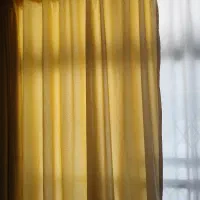 پرده دوخته شده ،پارچه پرده ای ملانژ ترک نو،کارکرده