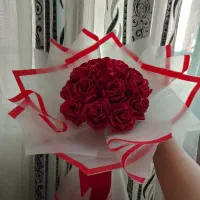 دسته گُل ربانی تخفیفی و با کاغذپیچی وشاین رایگان