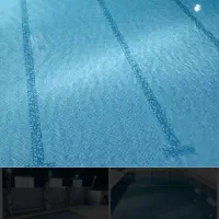 آببندی استخر در قرچک پابه سیمانی