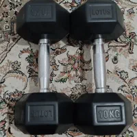 دو عدد دمبل نو 10کیلویی
