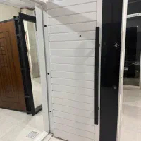 درب فلز شیشه سفید ق(33)و مشکی فلز ق(31)