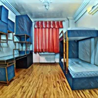 فروش تخت دوطبقه + میز مطالعه سفارشی ساز
