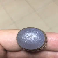 انگشتر عقیق کبود وان یکاد