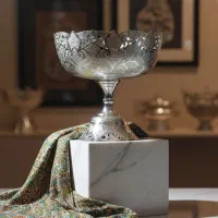 شیرینی خوری قاشق قدیمی نقره کم عیار/آلیریخ بیلزدن