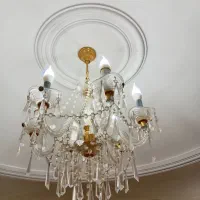 دو عدد لوستر کریستال