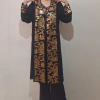 مانتو مجلسی خنک حریر