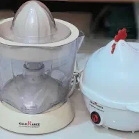 آب پرتقال گیری برقی و تخم مرغ آبپزکن