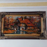 تابلو فرش چوبی