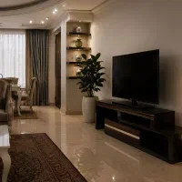 میز تلوزیون سایز شناور بزرگ برند متین تیوی استند