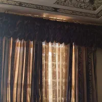 پرده بامتراژبالا پارچه مخمل