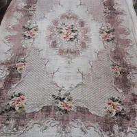 روفرشی مخمل کش دار سالم در حد نو