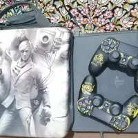 Ps4 اسلیم یک ترابایت دو دسته همراه با کیف