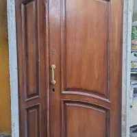 درب آپارتمانی چوبی با کم کیفیت عالی