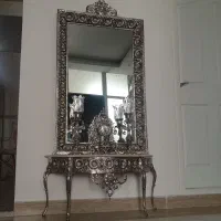 آینه شمعدان برنز