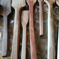 قاشق چوبی جا خودکاری وتسبیح چوبی
