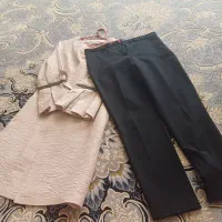مانتو مجلسی  زنانه همراه شلوار مازراتی نونو