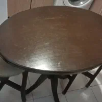 میز نهارخوری دو نفره چوبی