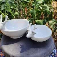 کاسه سرامیکی شاخ گوزنی