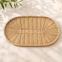 سبد حصیری بیضی و گرد