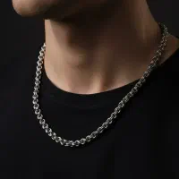 ۲۰ مدل زنجیر نقره یزدی مردانه بقیمت ساچمه