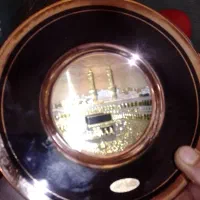 بشقاب دیوار کوب طلا