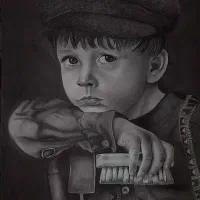 تابلو سیاه قلم