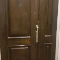دو لت درب آپارتمانی چوبی درجه یک ،هود و ..