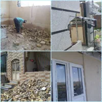 تخریب ساختمان  بنای و سیمان حتی کوچکترین کار