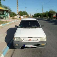 پراید سفید بدون ضربه دوگانه فابریک