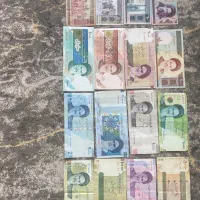 ست ۱۶ برگ اسکناس جدید و قدیم