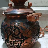 کتری شیردار مسی